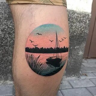 Тату закат