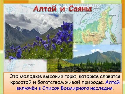 Горы саяны доклад 4 класс