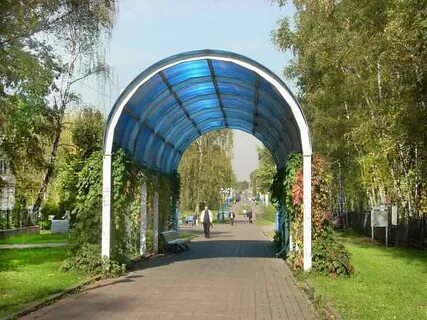 Синий арки