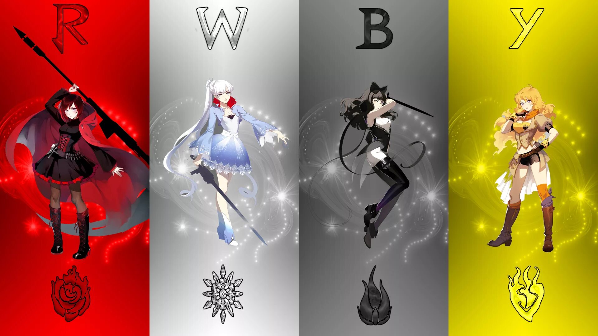 Красный, белый, черный, желтый / RWBY. Руби Роуз красный белый чёрный жёлтый. Руби персонаж