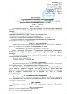Положение о проведении выборов