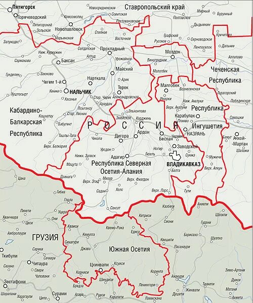 Покажи на карте северную осетию. Карта граничит республики северная осетия. Географическая карта северной осетии. Карта республики северная осетия алания. Карта дорог северной осетии.