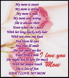 My mum big blue eyes