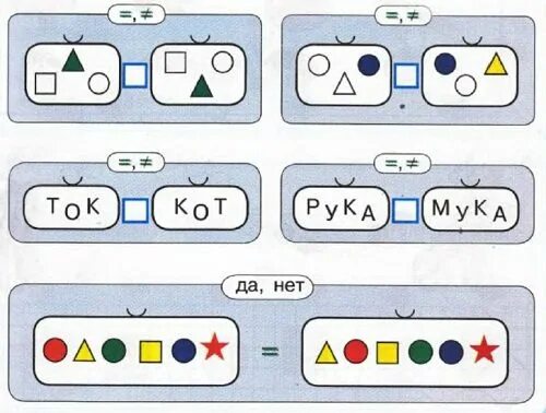 Математические знаки для дошколят. Равно неравно задания для дошкольников. Равно не равно задания для дошкольников. Математический знак сравнения. Игра составь знак