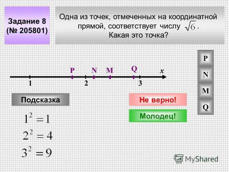 1 11 15 на координатной прямой