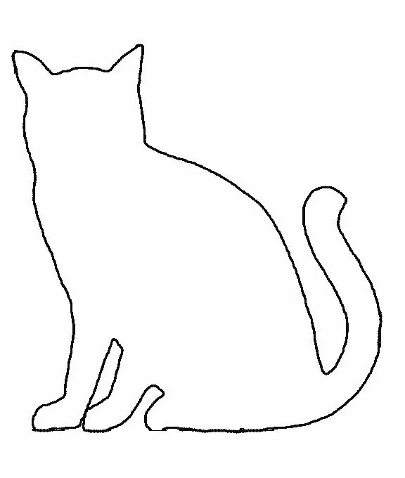 Коты для вырезания из бумаги распечатать