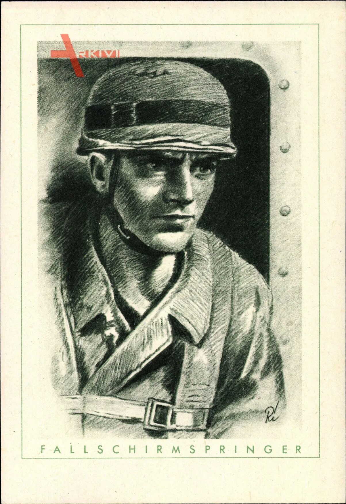 Ist unser fallschirm. Wolfgang willrich портреты немецких солдат. вольфганг вилльрих картины. немецкий грун. fallschirmjäger grün ist unser fallschirm год написания.