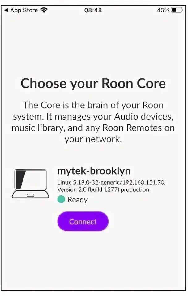 Mytek brooklyn bridge ii roon core. Mytek brooklyn bridge ii roon core