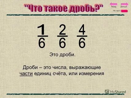 2 смысла дроби