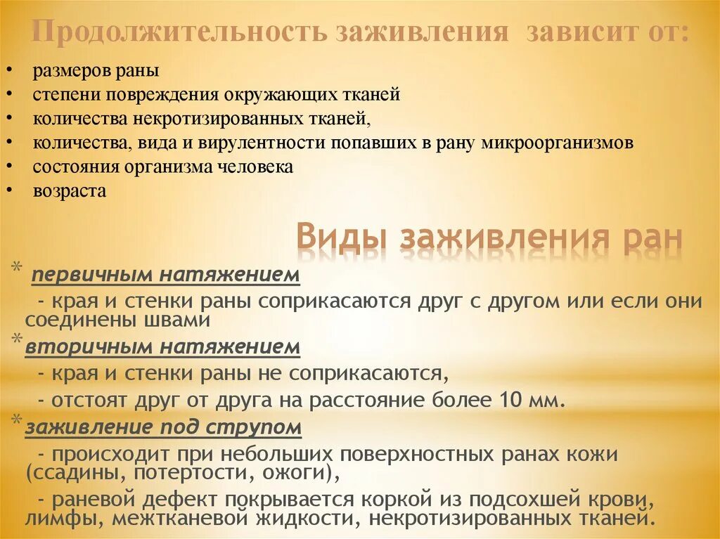 Заживление ран первичным натяжением. Методы ускорения заживления ран хирургия. Заживление ран характеристика. Виды заживление ран на ране. Виды заживления ран таблица.