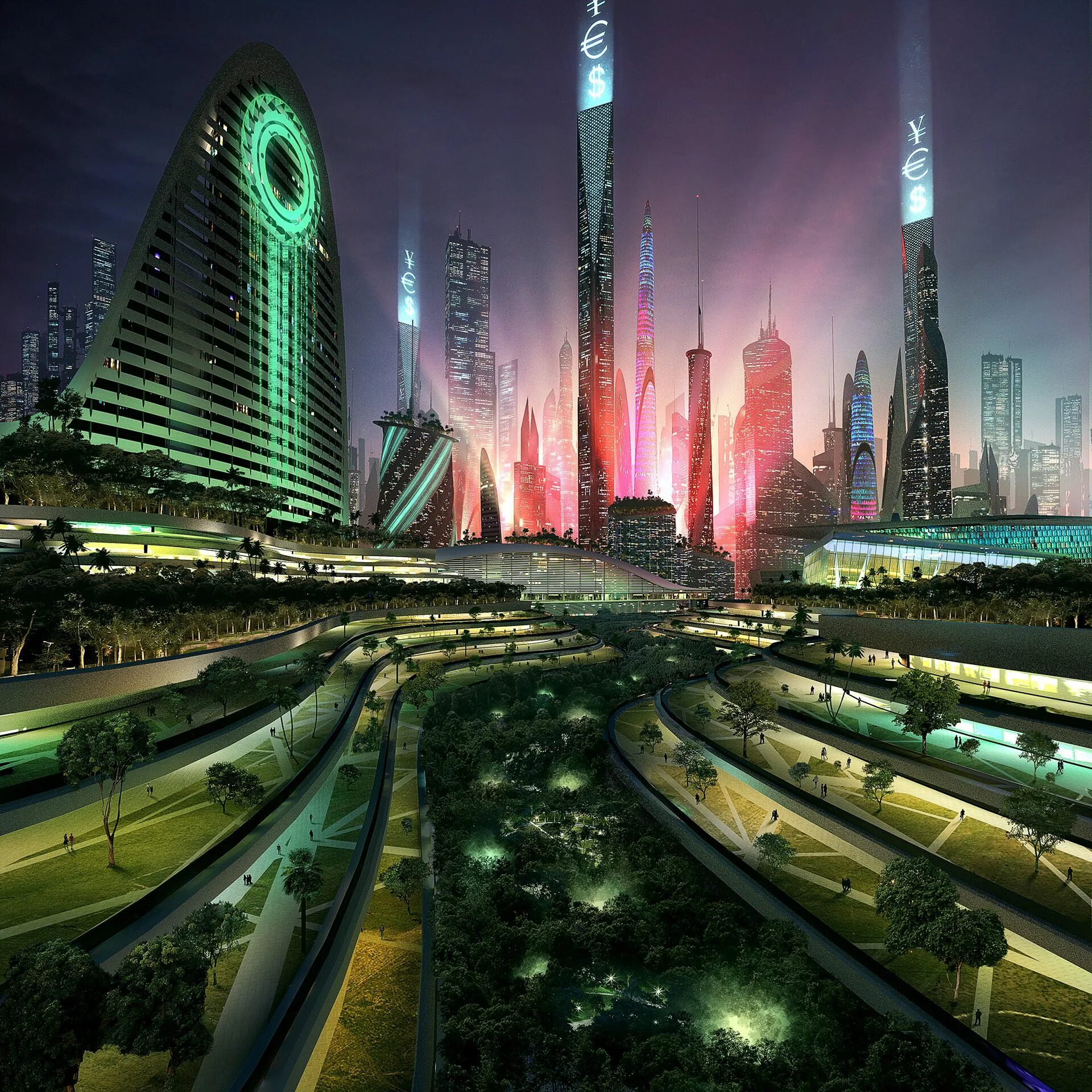 Найти будущее. Утопия китбаш. Sci Fi утопия. Город утопия арт. Город будущего арт футуристический утопия.