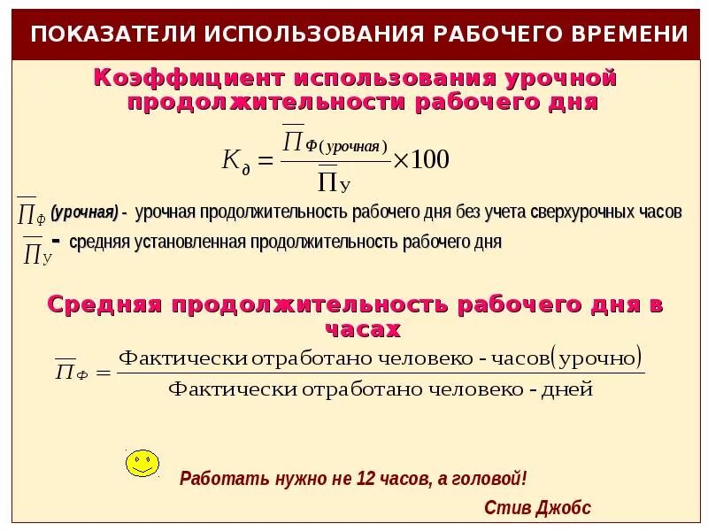 Средняя фактическая продолжительность рабочего. Средняя Продолжительность рабочего дня формула. Расчет средней продолжительности рабочего дня. Рассчитать среднюю Продолжительность рабочего дня. Средняя Продолжительность рабочего дня рабочего.