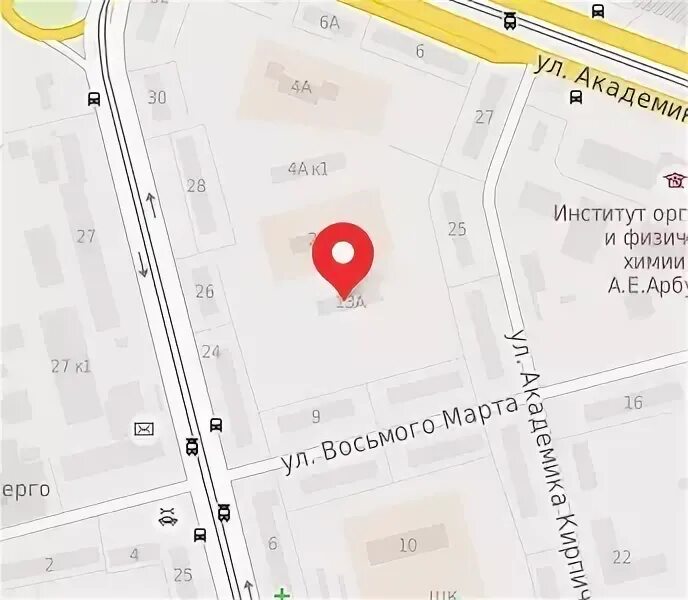 Где находится улица 8