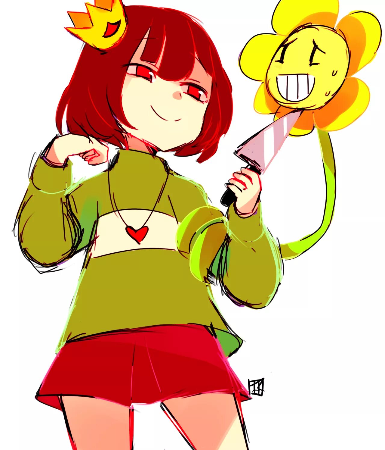 День чара. Чара и флауи. чара и флауи арт. undertale чара и флауи. андертейл чара и флауи x.