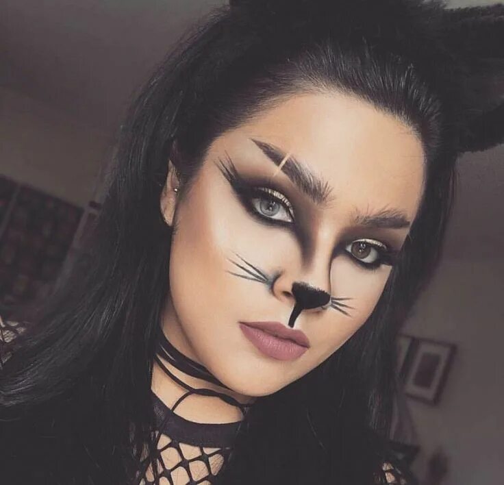 Halloween Costume & Makeup Trial (Sexy Kitty Cat!) - YouTube