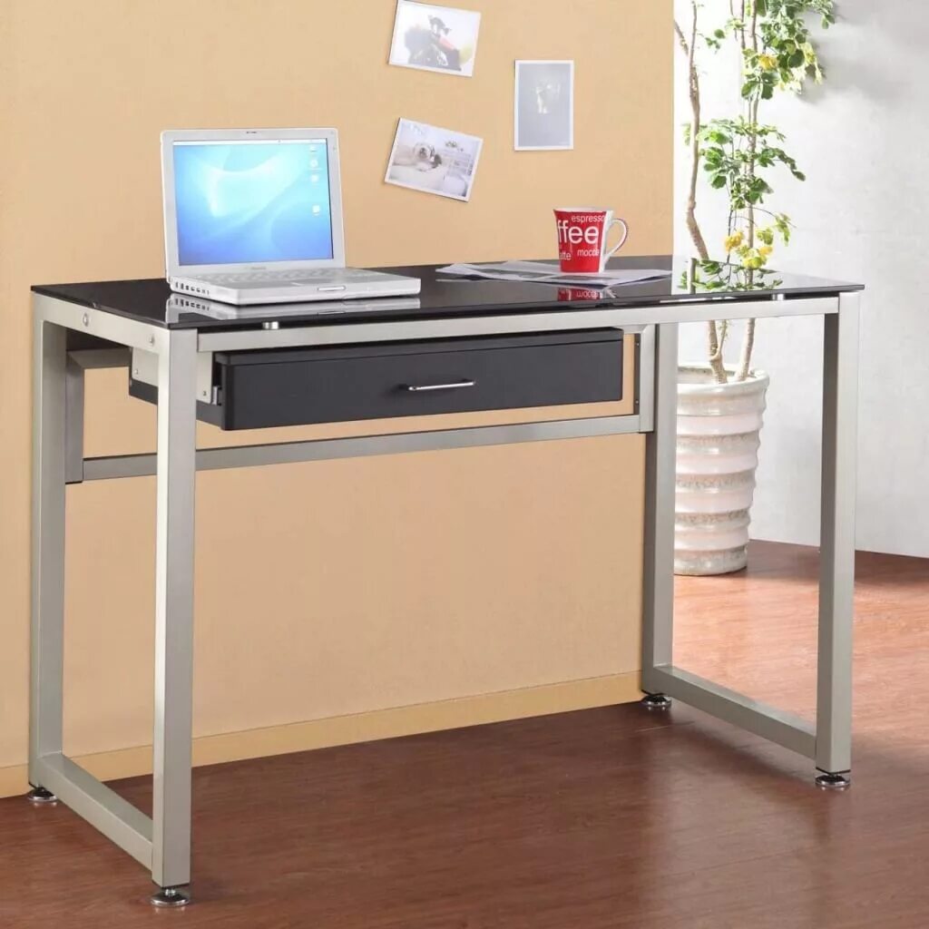 Кипи стол. Стол компьютерный на металлокаркасе NS «CK-102». Компьютерный стол Железный. Стол компьютерный металлический. Письменный стол на металлическом каркасе.