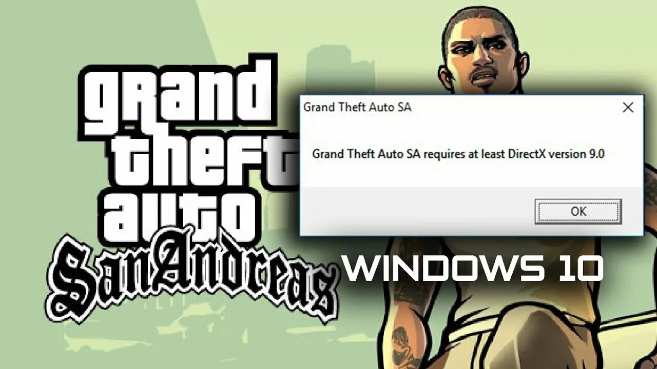 Ошибка сан андреас. Grand theft auto san andreas ошибка directx 9.0. gta sa directx 9 ошибка. gta san andreas directx 9. ошибка gta sa.