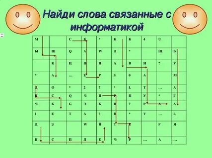 Найди слово информатика