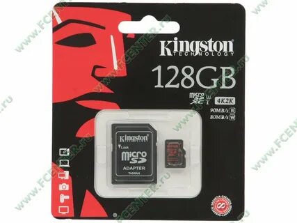 Карта памяти 128 гб kingston