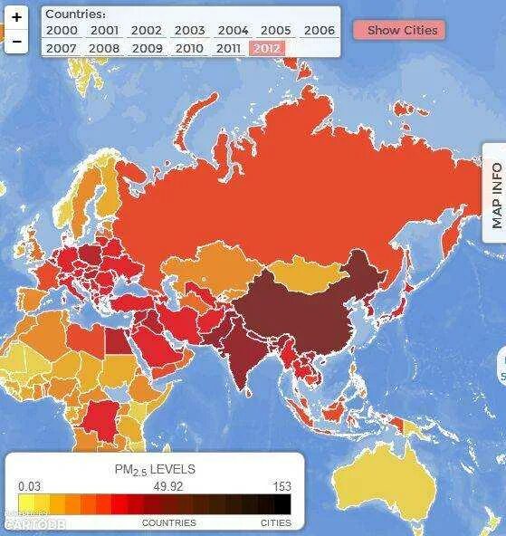 Карта загрязненности воздуха. Уровень загрязнения в мире карта. Карта загрязнения воздуха.