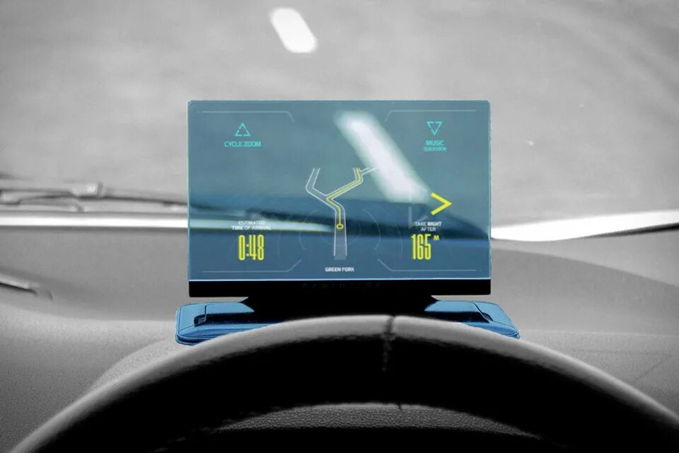 Экран на стекло автомобиля. Exploride Exploride heads-up car display. Автомобильные гаджеты для автомобиля. Прозрачный дисплей для автомобиля. HUD дисплей.