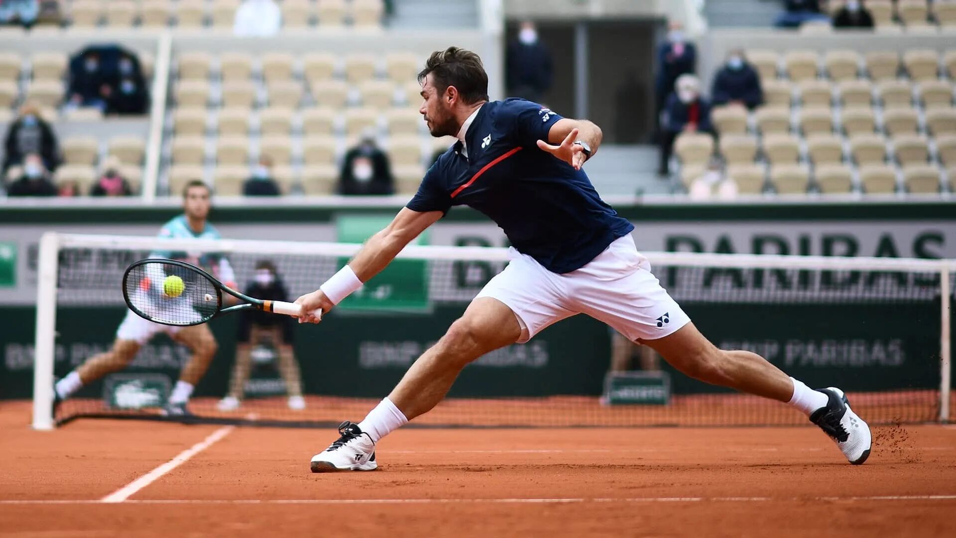 Gaston luga. Wawrinka Roland GARROS 2015.