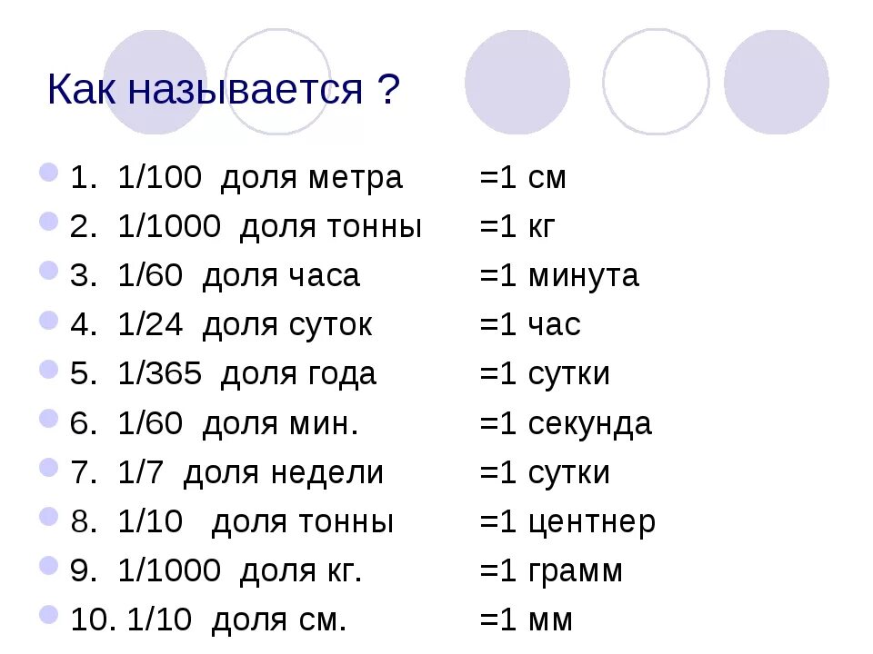 10 доле метра