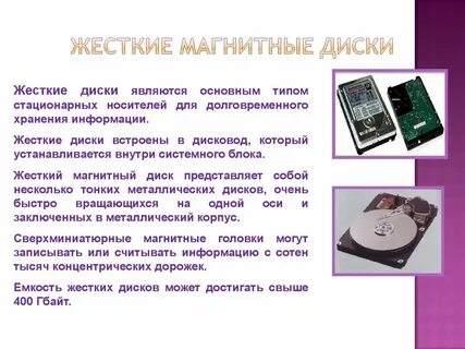 Типы магнитных дисков
