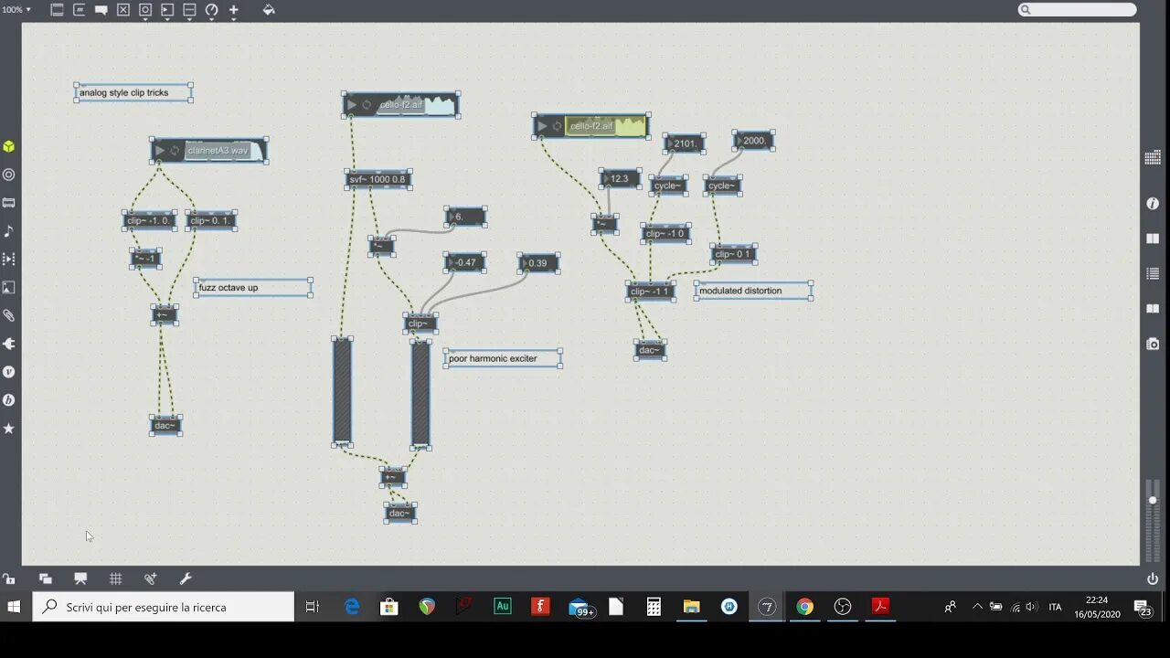 Max msp. Toggle button metro 300 max msp screenshot.