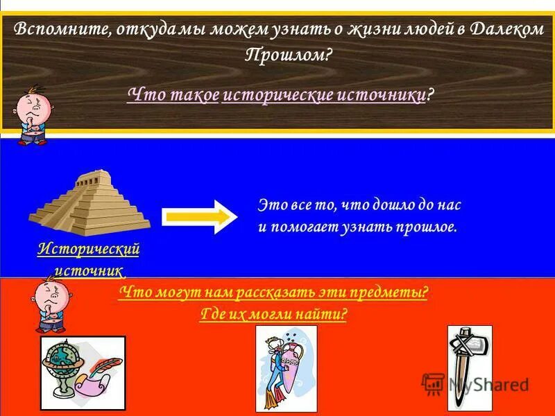 По каким источникам мы узнаем историю