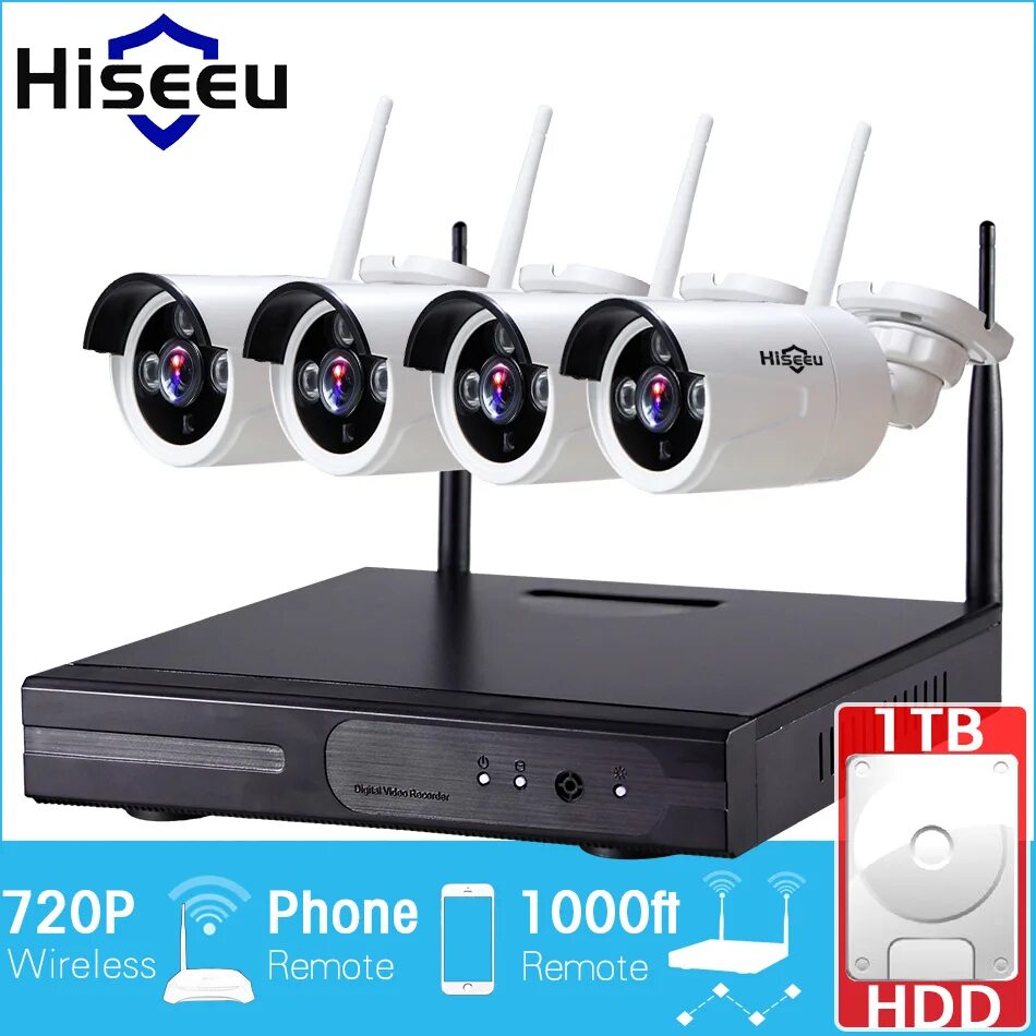 Hiseeu 4ch WIFI CCTV. Hiseeu Wireless 4ch. Hiseeu IP регистратор WIFI. Hiseeu NVR Kit.