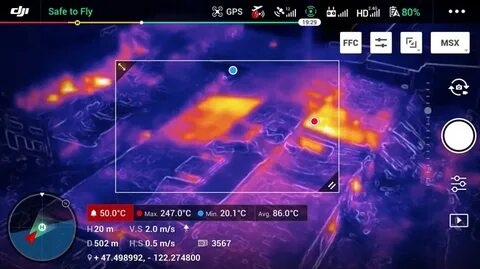 Mavic enterprise с тепловизором