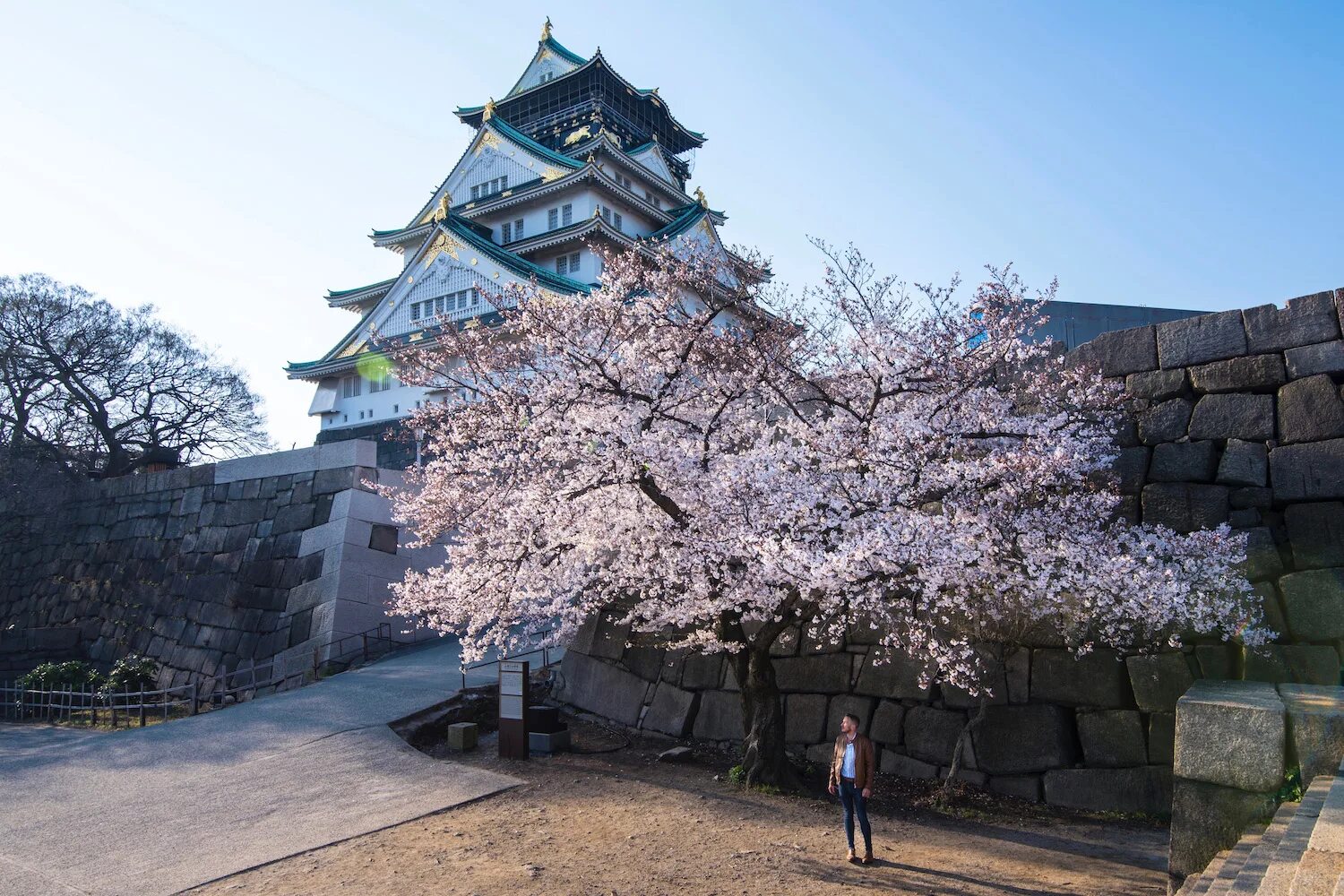 hafu harbour witch Osaka castle, Osaka, Japan travel