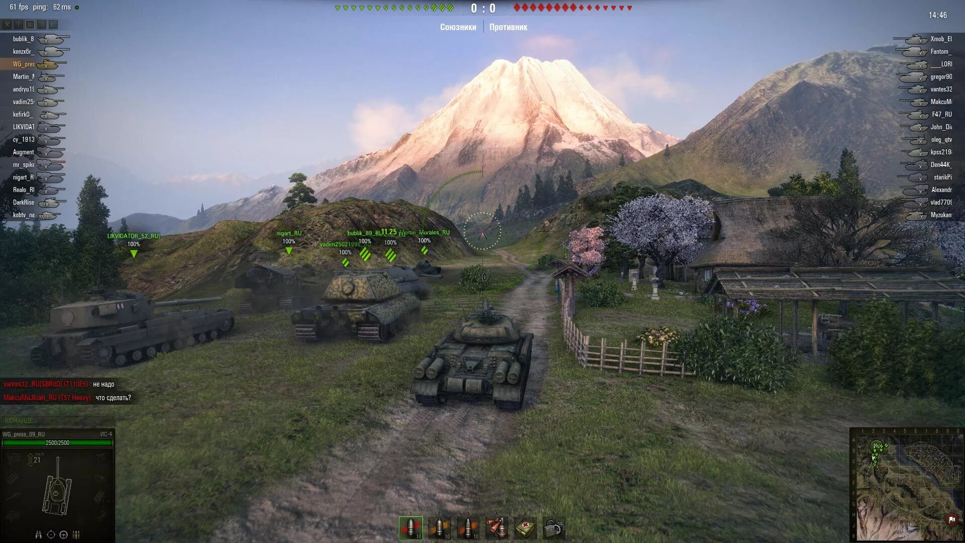 Тестовые world of tanks