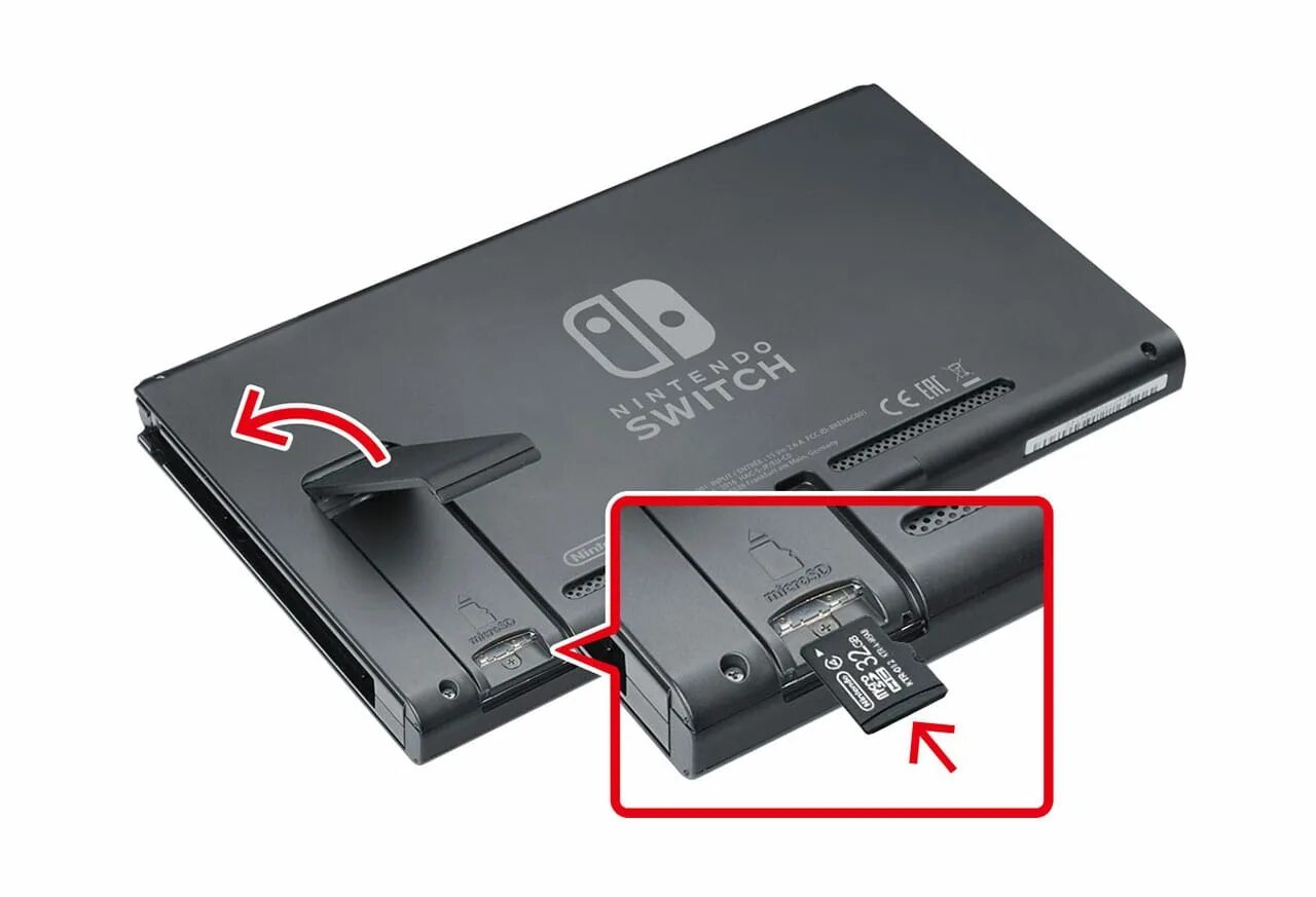 Nintendo switch sd. MICROSD для Нинтендо свитч. Nintendo Switch Lite SD Card. Карта MICROSD для Nintendo Switch. Разъем карты памяти Нинтендо свитч.