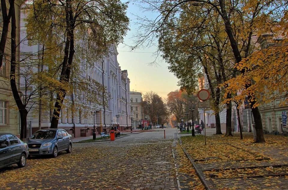 Улицы города харьков. Осенняя улица Москва. Осенний город. Улицы Москвы осень. Улочки Москвы осенью.