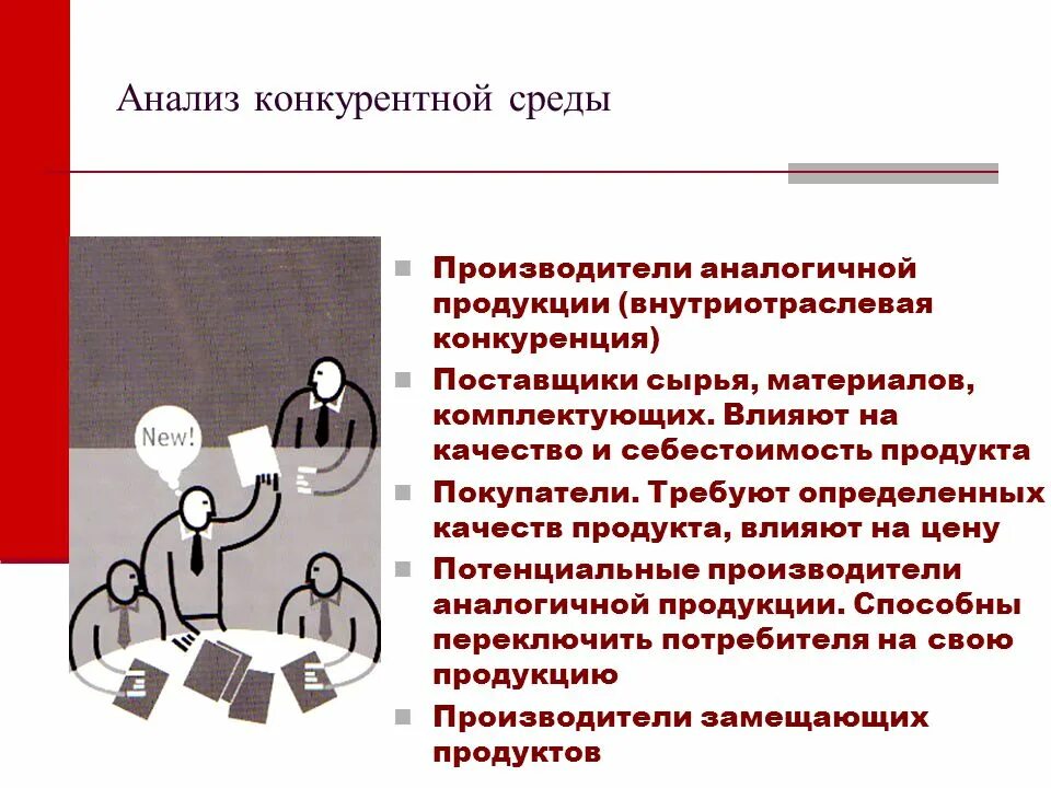 Конкурентная среда определения