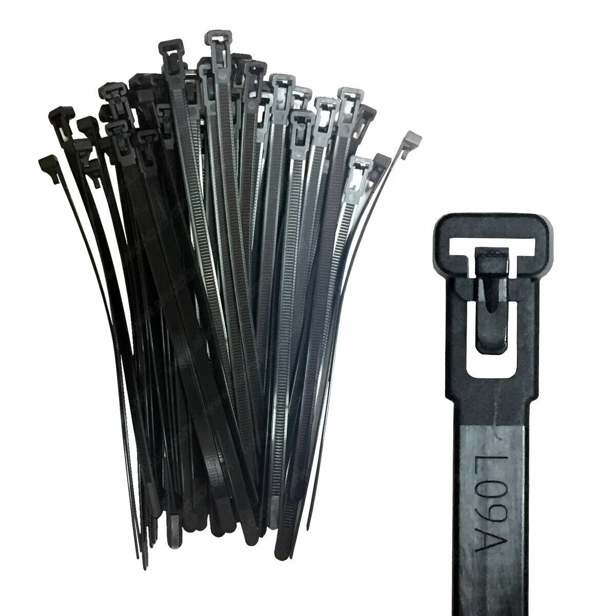 Qty pcs. Mannol_cable ties 5x450__. tie, cable, 14.75&quot; x .31&quot;, qty 100. стяжка алюминиевая кабельная. многоразовые съемные стяжки.