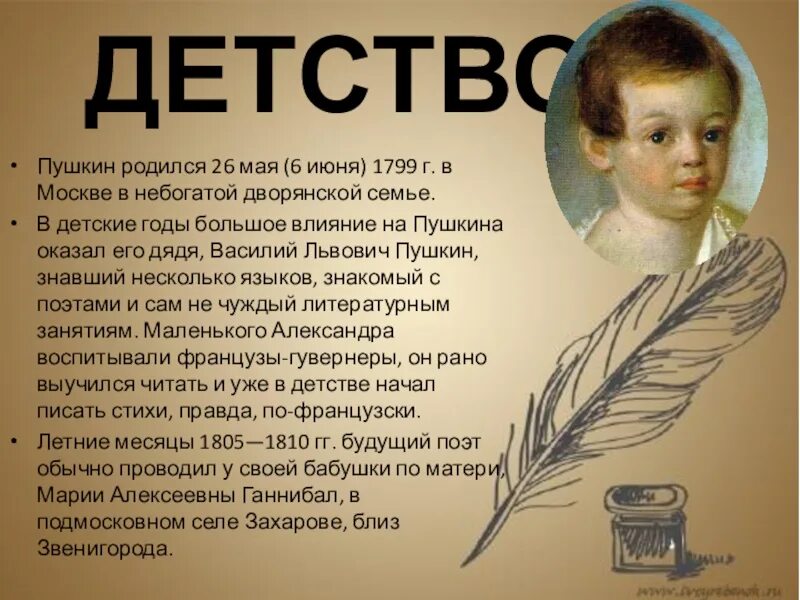 Детство Пушкина 1799 1837. Детство Пушкина кратко. Биография Пушкина детство. Сообщение о детстве Пушкина.