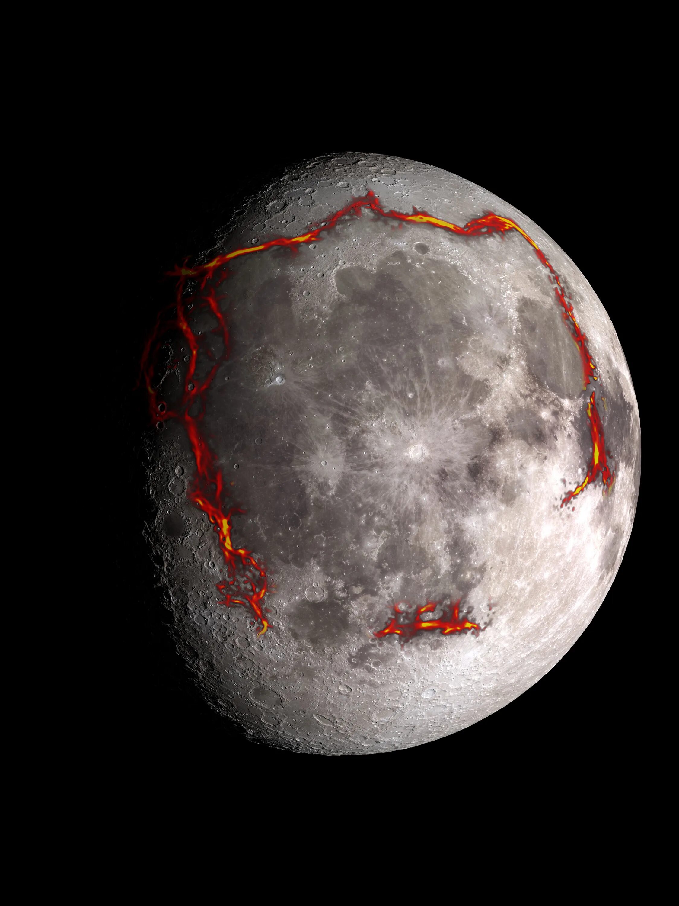 Lunar crack. Moon crack. Moon crack buy. Moon Mystery. Who cracked the Moon.