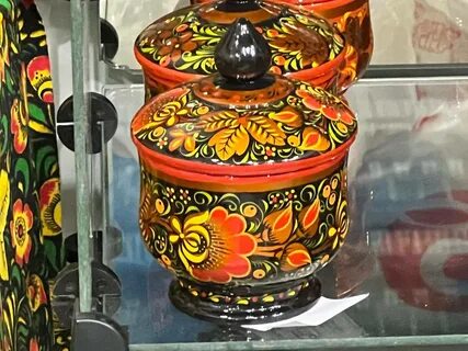 Игрушка гжель хохлома