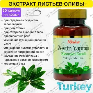 Экстракт листьев оливы пикуаль