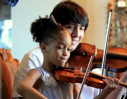 He a violin
