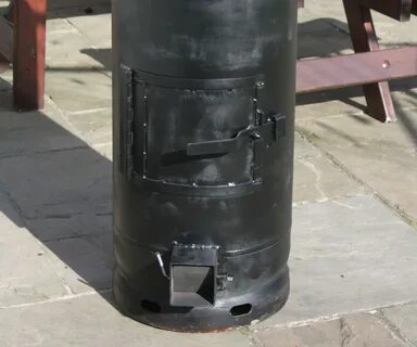 Печь из газового баллона своими руками
