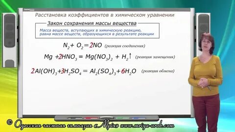 Как уравнять коэффициенты в химии