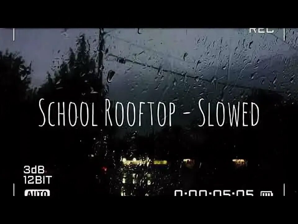 Slowed reverb rain