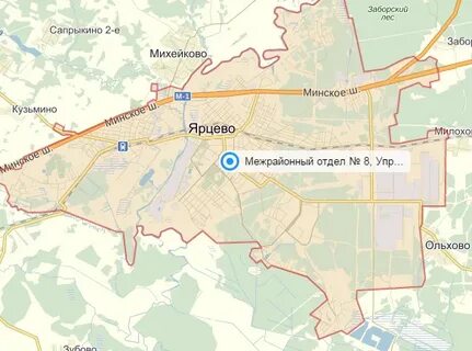 Карта ярцево