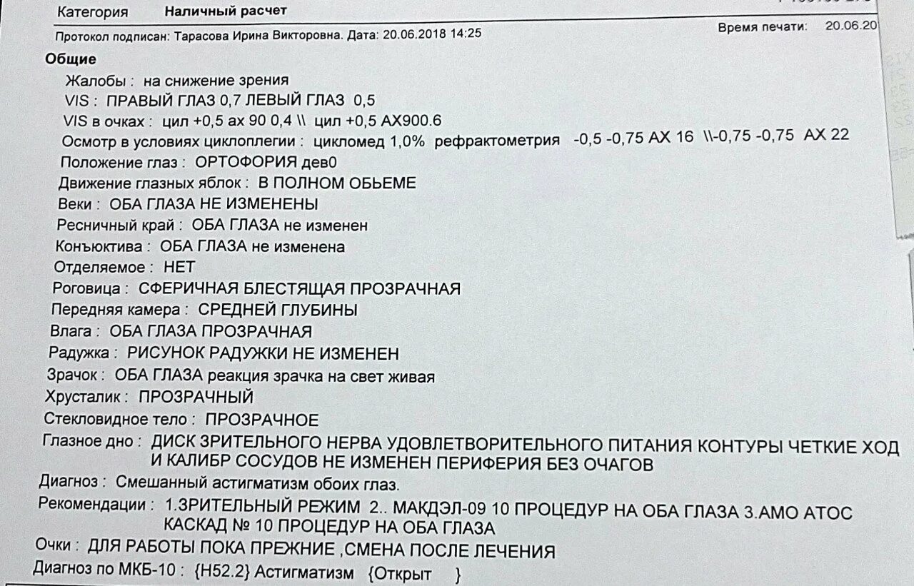 Диагноз н 52.2. Диагноз астигматизм. Смешанный астигматизм диагноз. Заключение офтальмолога. Заключение офтальмолога миопия.