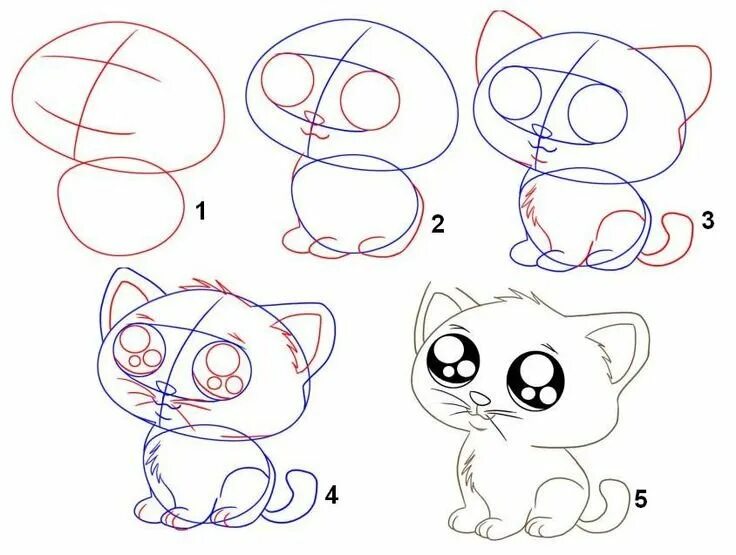 Рисовать котенка легко. Рисунок котёнок маленький по шагово. Схема как нарисовать маленького котенка. 44 Котенка нарисовать. Рисунок котята в корзине нарисовать поэтапно.
