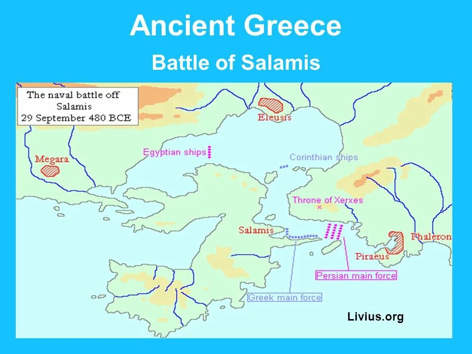 Где произошло саламинское сражение. Саламинское сражение на карте древней Греции. Остров Саламин древняя Греция. Остров Саламин на карте древней Греции. Саламинское сражение Ксеркс.